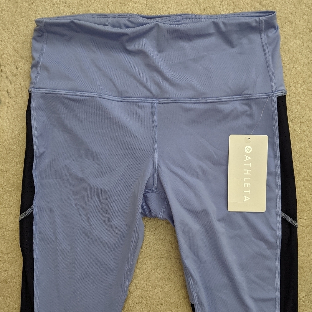 NWT Athleta cross train leggings purple black - Picture 3 of 13